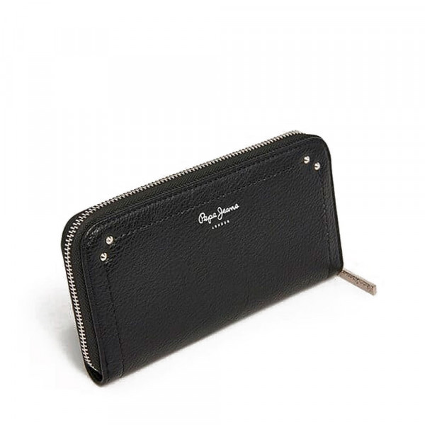 leather-effect-zipper-wallet