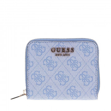 guess-cartera-swsg85-00370-lul-tu-laurel-slg-small-zip-around-light-blue-logo