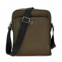 BORSA A TRACOLLA MILANO TOP ZIP CON STAMPA