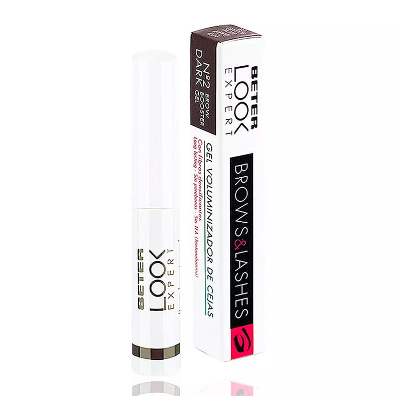 Beter Women's 2 Dark Eyelashes & Eyebrows Care Brow Booster Eyebrow Volumizing Gel