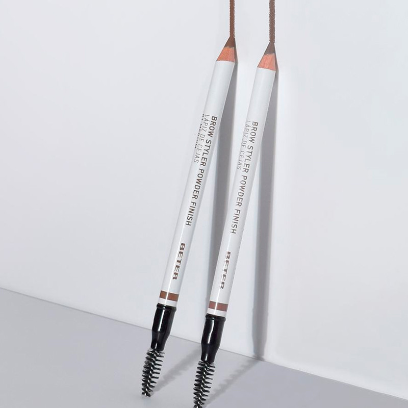 Beter Women's 2 Medium Eyelashes & Eyebrows Care Powder Finish Eyebrow Pencil