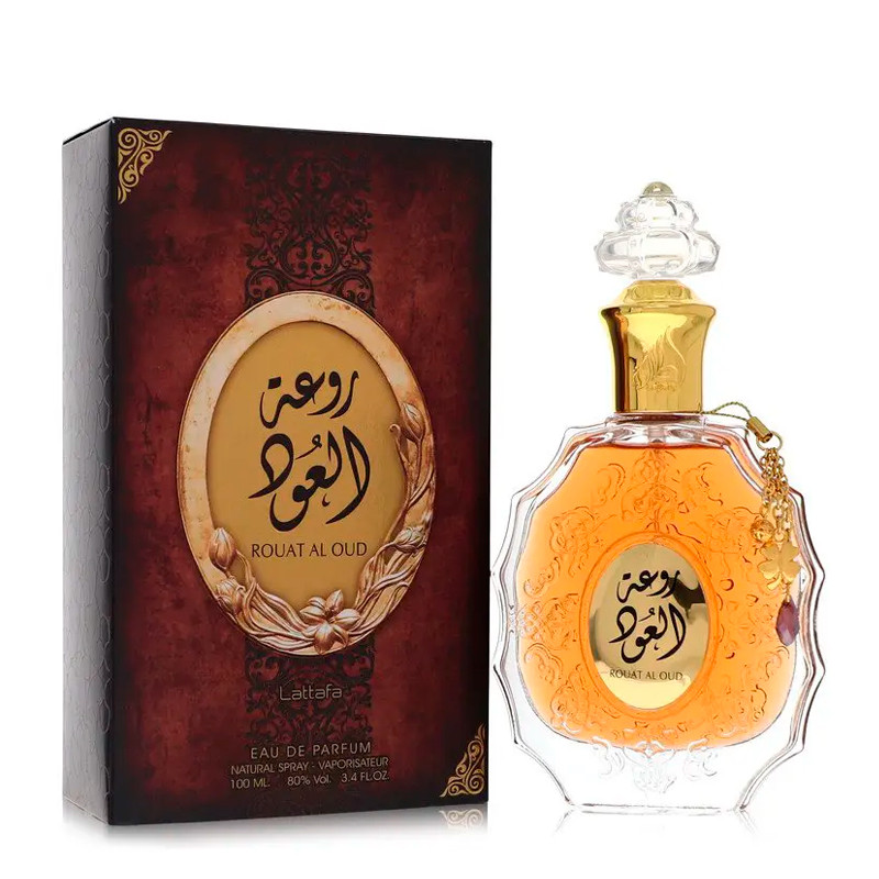 Rouat Al Oud de Lattafa Perfumes Oriental Sándalo Cuero Ambergris