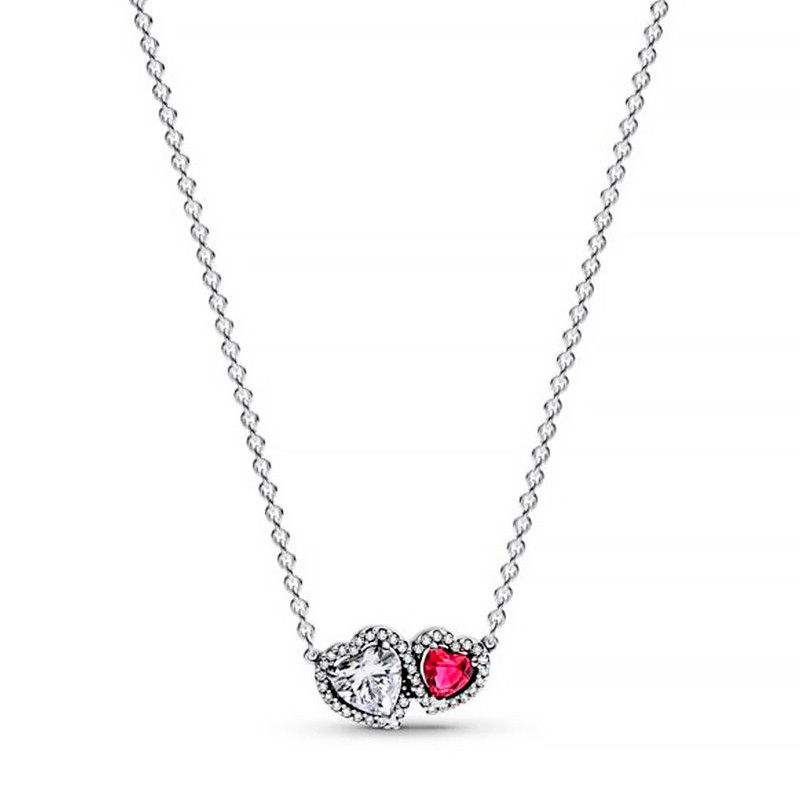 Pandora Collane Sparkling Heart Necklace 393632C01
