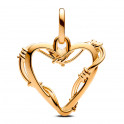 Charm médaillon coeur en fil Pandora ME 762526C00