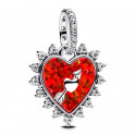 Rotating Heart Arrow Pendant Charm 793667C01