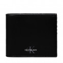 LEATHER WALLET WITH BILL COMPARTMENT AND PURSE AND RFID