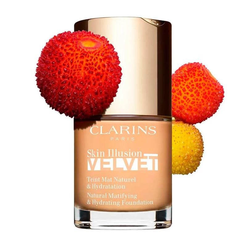 Clarins Bases Maquillaje Skin Illusion Velvet Maquillaje Sérum Acabado Mate