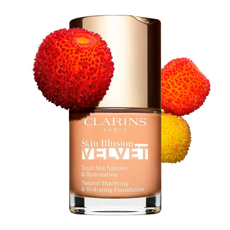 Clarins Fondotinta Skin Illusion Velvet Makeup Siero finitura opaca 107C