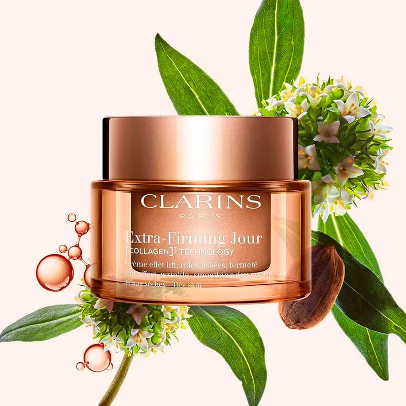 Clarins Extra-Firming Jour Crema Antiedad - Revitalizante Para Pieles Secas – imagen 2