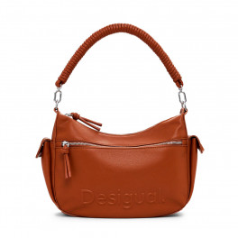 Desigual Women's Half Astana Shoulder Bag - Leather-Look, Ecru/White, 30 X 20.5 X 8 Cm - View #5