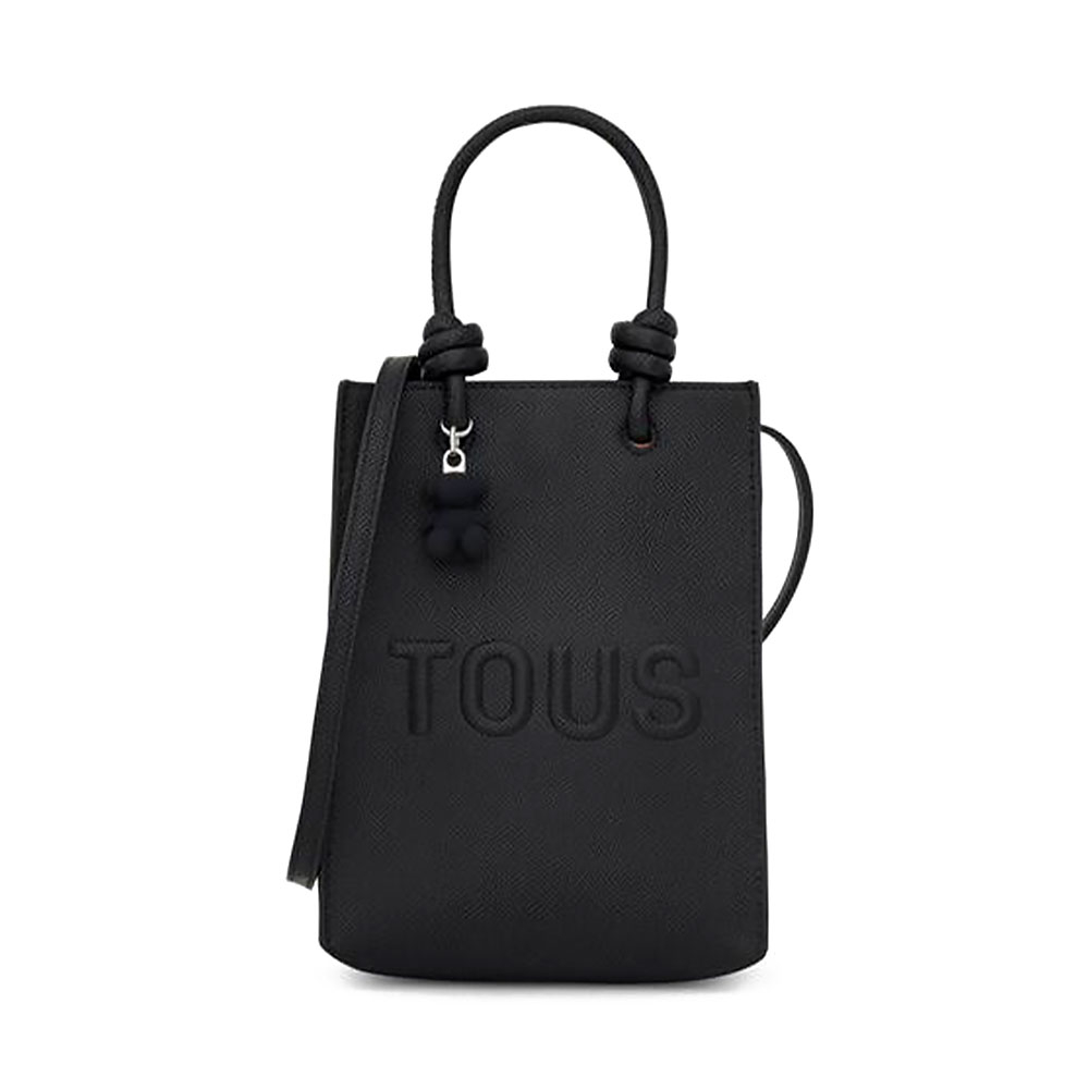 Tous Women's Black Bags, Toiletry Bags And Suitcases For Pop Mini Bag With Bear Charm