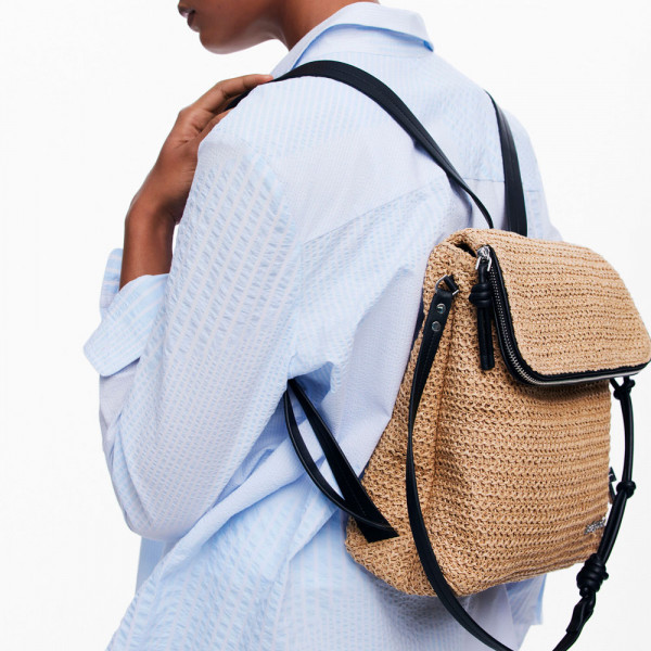 half-logo-raffia-hampton-backpack