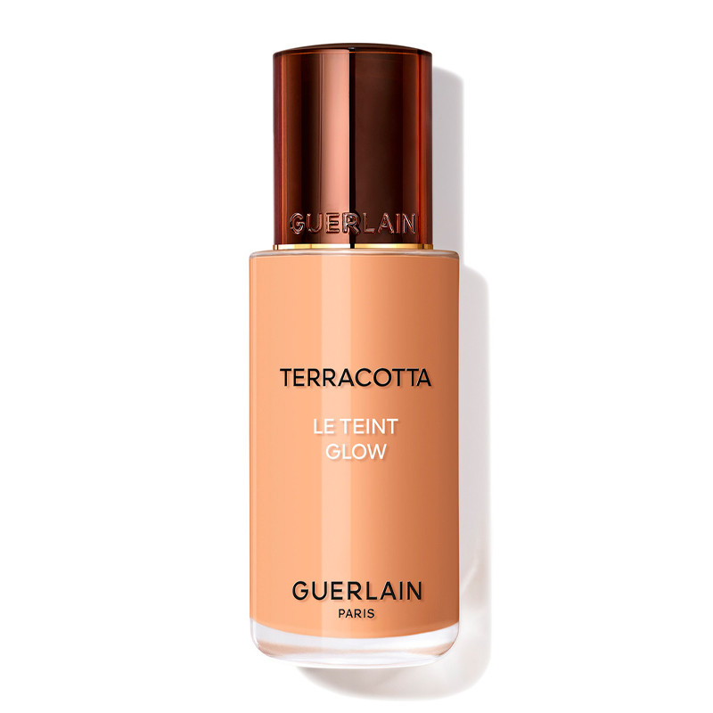 Guerlain 4.5N Neutral Fluid Base Terracotta Le Teint Glow Long-Lasting Natural Luminosity Foundation