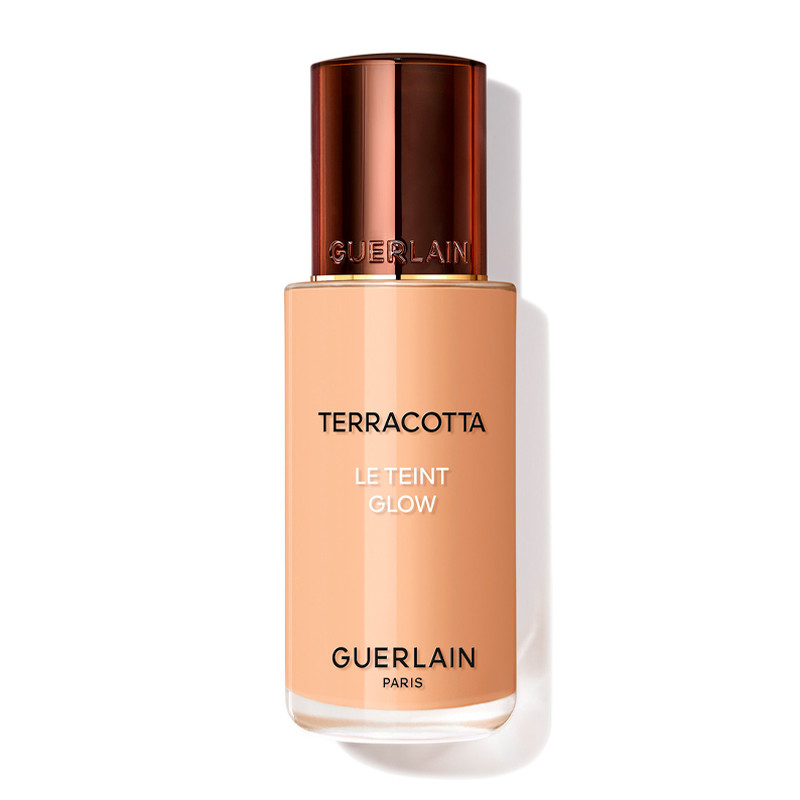 Guerlain Fondotinta Terracotta Le Teint Glow Fondotinta Luminosità Naturale a Lunga Tenuta 3.5W WARM / DORÉ