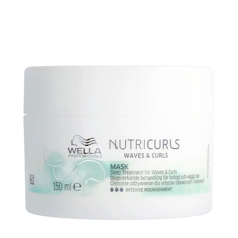 Wella Hair Treatment Nutricurls Waves & Curls Mask Mask For Wavy And Curly Hair