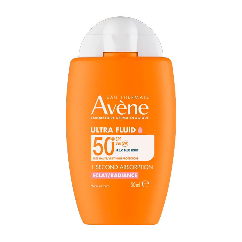 Avene Cosmética Facial Ultra Fluid Radiance Spf50+ Protección Facial Alta Pieles Sensibles