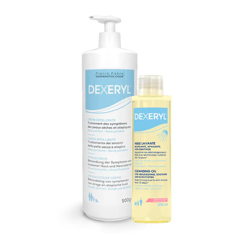 Dexeryl Créme Émolliente + Huile Lavante