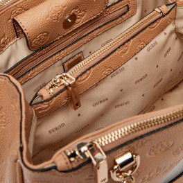GUESS Cresidia Status Satchel Teal