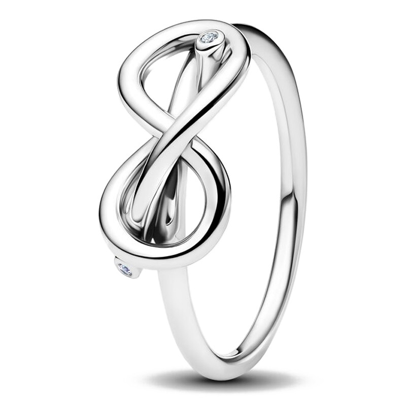 Pandora Gold/Light Rings Infinity Knot Ring 193759C01