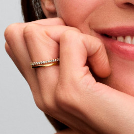 そめりんさま　セットリング renaissance ring ×2 21号 Double Band Ring 163799C01 - Pandora - Sabina