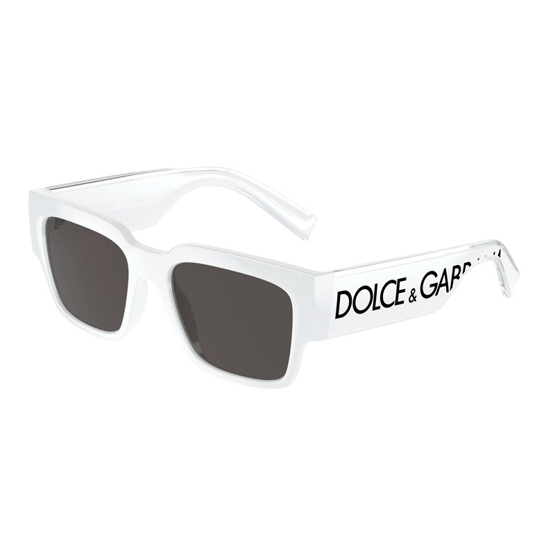 Dolce & Gabbana Eyewear Men's White/Dark/Gray Sunglasses For Sunglasses 0Dg6184