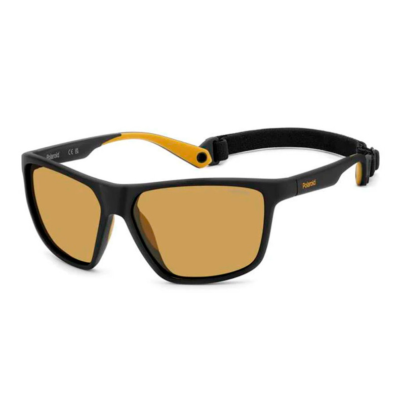 Polaroid Men's Black/Yellow Sunglasses For Sunglasses Pld 7040/S