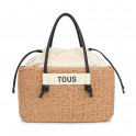 Bolso Capazo Scoubidou TOUS Natural con Asas Fijas