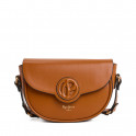Borsa con patta effetto pelle