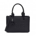 Mini borsa nera orizzontale La Rue New TOUS