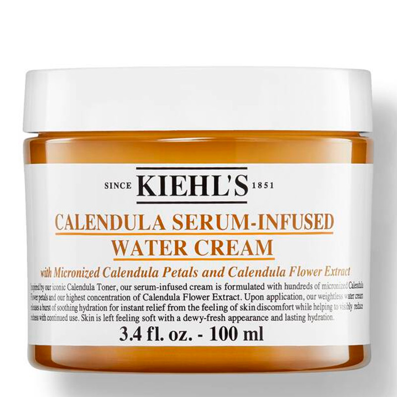 Kiehl's Cream Moisturizing Treatments Calendula Serum-Infused Water Moisturizing Facial