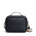 BORSA A TRACOLLA EFFETTO PELLE CON LOGO