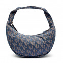 JACQUARD HOBO BAG WITH LOGO