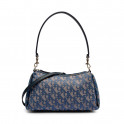 Wandelbare Jacquard-Umhängetasche mit Logo