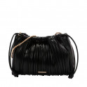 DRAWSTRING PLISSE CROSSBODY BAG
