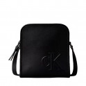 BOLSA A TIRACOLO IMPRESSION REPORTER ESCULPIDA