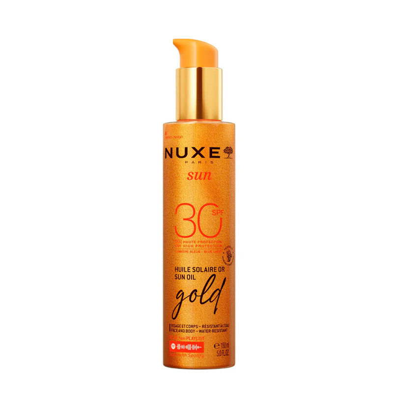 Nuxe Gold Sunscreen Body Huile Solaire Or Sun Oil High Protection Sun Oil Spf 30