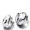 Small Wavy Hoop Earrings 293874C00
