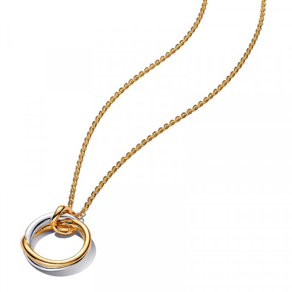 two-tone-organic-shape-necklace-363882c00 two-tone-organic-shape-necklace-363882c00