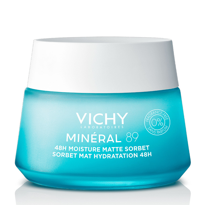 Vichy Cosmética Facial Minéral 89 Gel Sorbete Mate Hidratante 48H