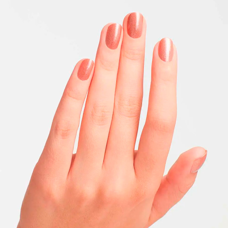 OPI Nail Laquer - Esmalte Uñas Duración de Hasta 7 Días, Efecto Manicura Profesional, 'Worth a Pretty Penne' Marrón metalizado - 15 ml