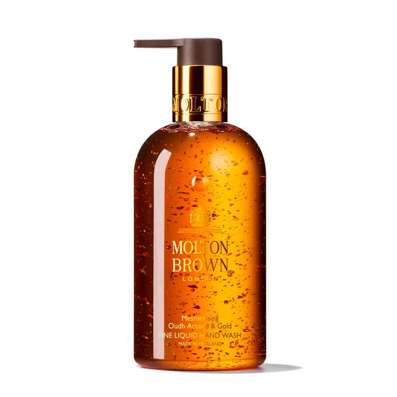 Molton Brown Bagnodoccia Mesmerising Oudh Accord & Gold Fine Liquid Hand Wash Sapone per le mani
