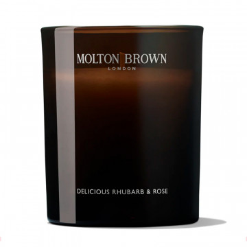 Delicious Rhubarb & Rose Signature Candle Bougie aromatique pour la maison