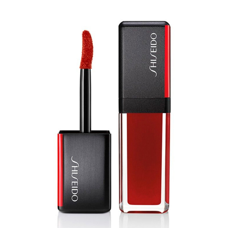 Shiseido 307 Scarlet Glare Lipstick Laquer Ink Lipshine Gloss