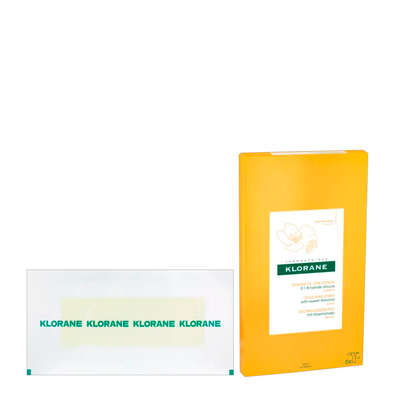Klorane Trattamenti Corpo Amande Douce Strisce di cera a freddo