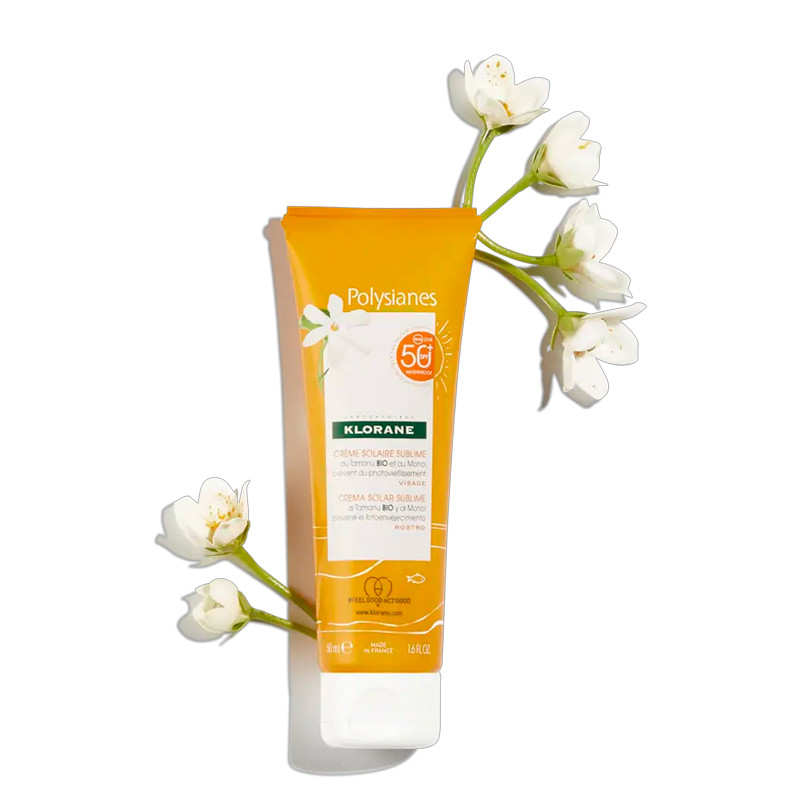 Klorane Corpo Gel Creme Solaire SPF50 Trattamento solare viso e corpo
